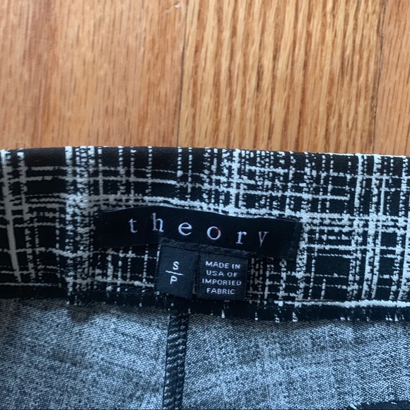Theory Adbelle Grid & Chevron Pants - Picture 6 of 8